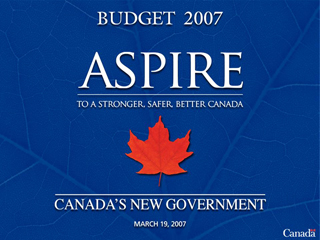 Slide 1 - Aspire to a Stronger, Safer, Better Canada