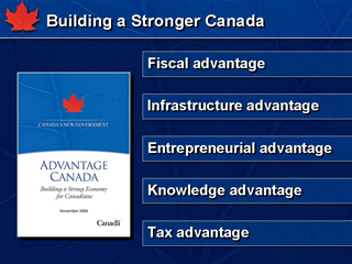 Slide 11: Building a Stronger Canada: Advantage Canada