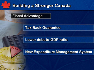 Slide 12: Building a Stronger Canada: Fiscal Advantage