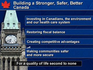 Slide 2 - Building a Stronger, Safer, Better Canada