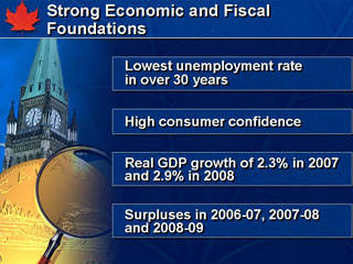 Slide 3 - Strong Economic and Fiscal Foundations