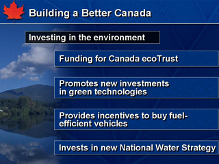 Slide 4 - Building a Better: Investing in the Environment