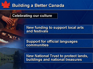 Slide 7: Building a Better Canada: Celebrating our culture