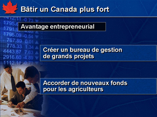 Diapositive 15 : Bâtir un Canada plus fort : Avantage entrepreneurial
