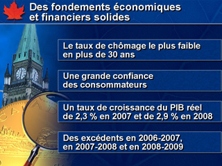 Diapositive 3 : Des fondements économiques et financiers solides