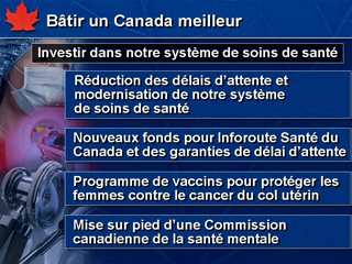 Diapositive 6 : Bâtir un Canada meilleur : Investir dans notre système de soins de santé