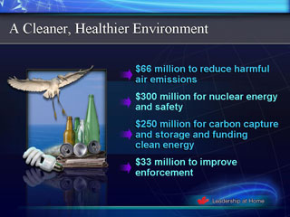 Slide 14: A Cleaner, Healthier Environment