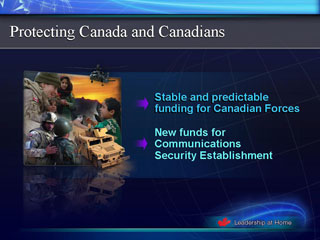 Slide 17: Protecting Canada and Canadians