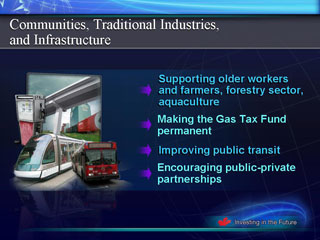 Slide 9: Commnunities, Traditional Industries, and Infrastructure