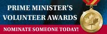 Prime Minister's Volunteer Awards - Nominate someone today!