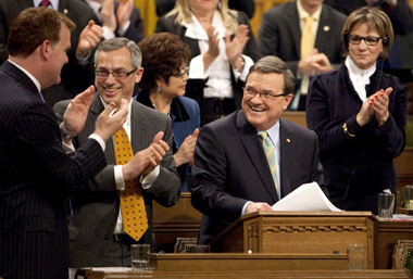 Minister of Finance Jim Flaherty