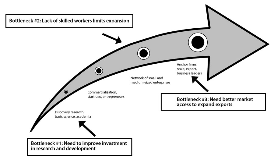 Figure 1.1 - Economic Strategies — A Value Chain Approach