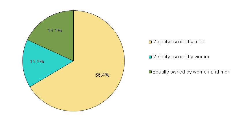 Chart 5.5 - Gender Distribution of Firm Ownership