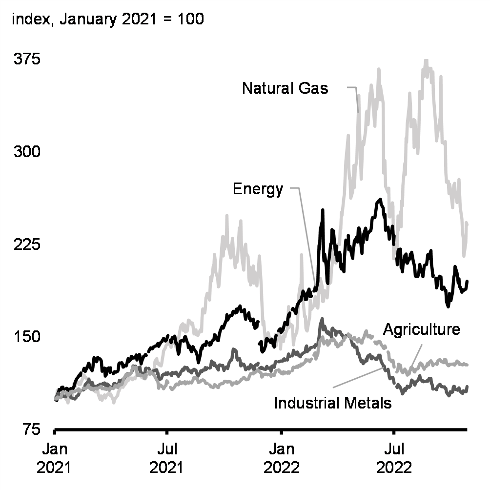 Chart 1.2: Commodity Prices